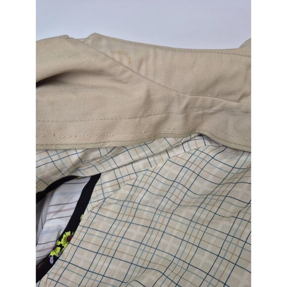 Rentrayage Women's Dr. Watson Mixed Media Layered Trench Coat Size Large - Picture 10 of 12